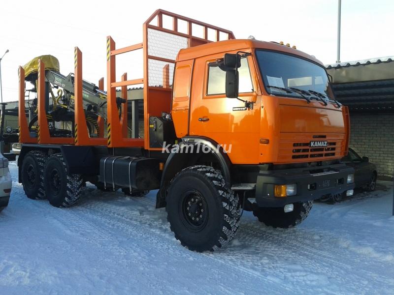 Сортиментовоз КАМАЗ 43118 с гидроманипулятором ОМТЛ 97