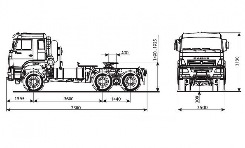 65225-26014-53 новый Тягач КАМАЗ